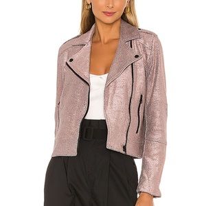 CUPCAKES and CASHMERE Metallic Knit Moto Jacket